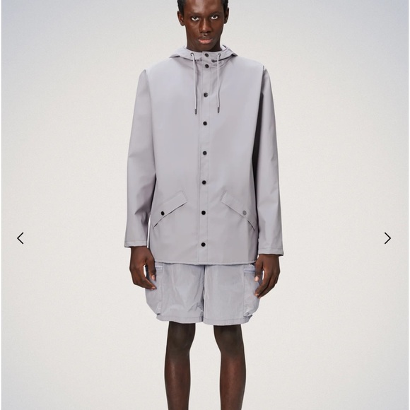 Rains Other - RAINS UNISEX SZ XL JACKET ASH (gray) NIB MENS RAINCOAT WOMENS RAINCOAT